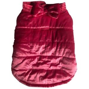 NWOT Youly soft velour dog jacket vest M